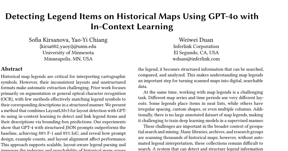 Detecting Legend Items on Historical Maps Using GPT-4o with In-Context Learning