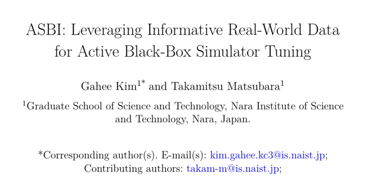ASBI: Leveraging Informative Real-World Data for Active Black-Box Simulator Tuning