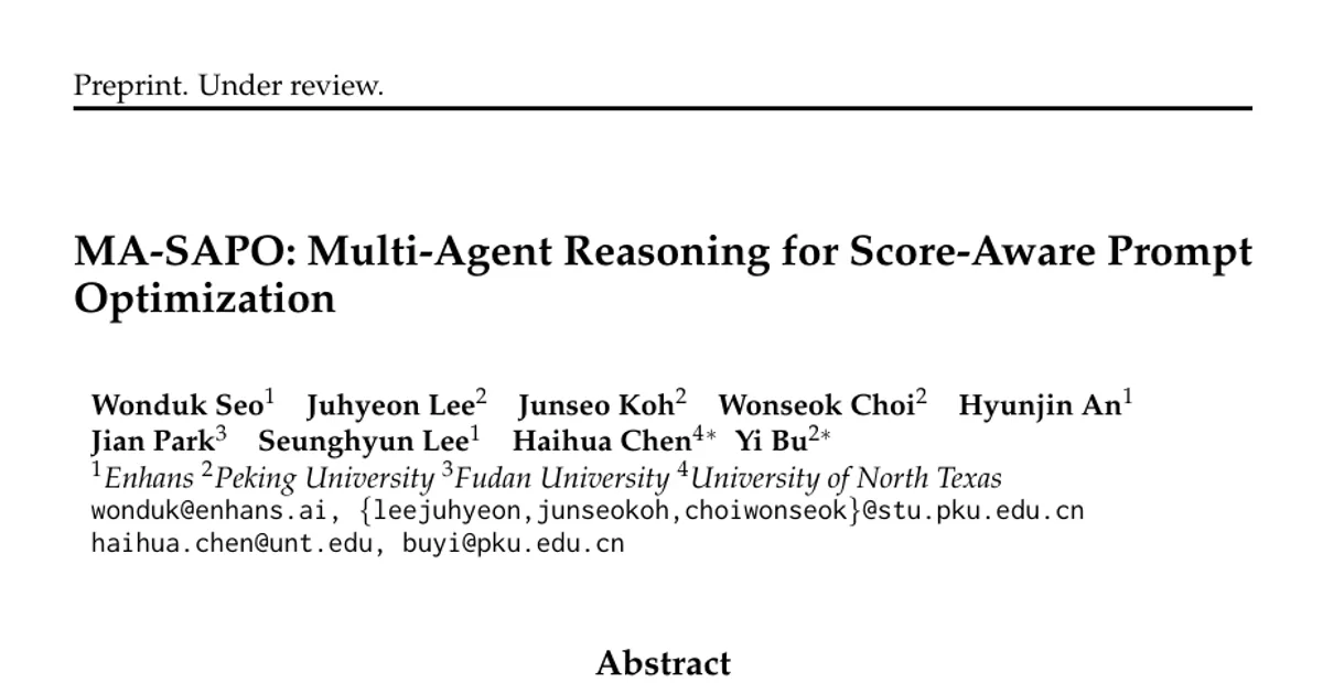 Prompt Optimization via Retrieved Reasoning Assets and Multi-Agent Analysis