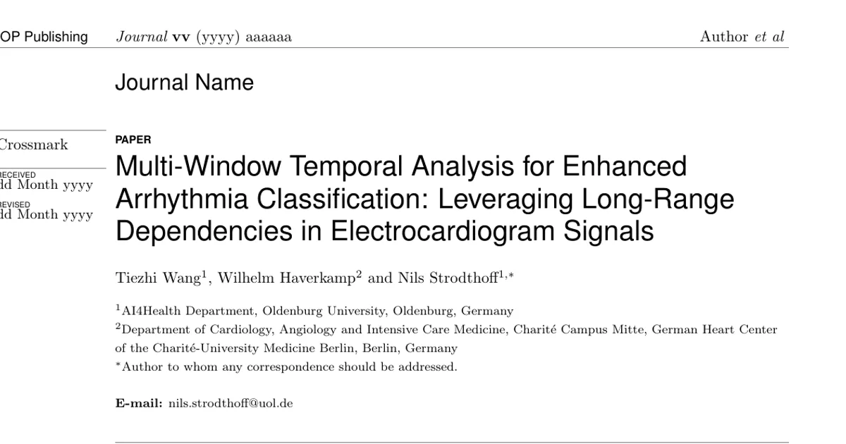 Multi-Window Temporal Analysis for Enhanced Arrhythmia Classification: Leveraging Long-Range Dependencies in Electrocardiogram Signals