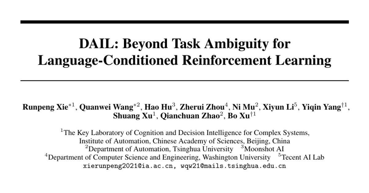 DAIL: Beyond Task Ambiguity for Language-Conditioned Reinforcement Learning