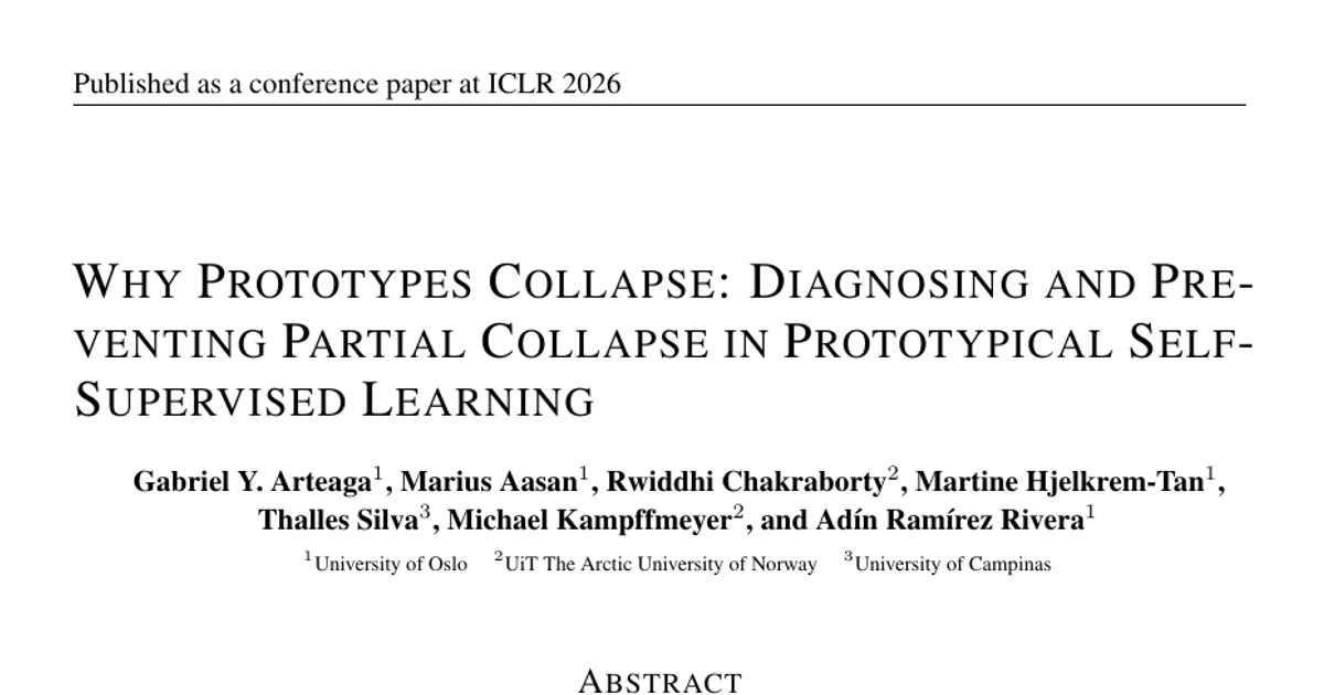 Why Prototypes Collapse: Diagnosing and Preventing Partial Collapse in Prototypical Self-Supervised Learning