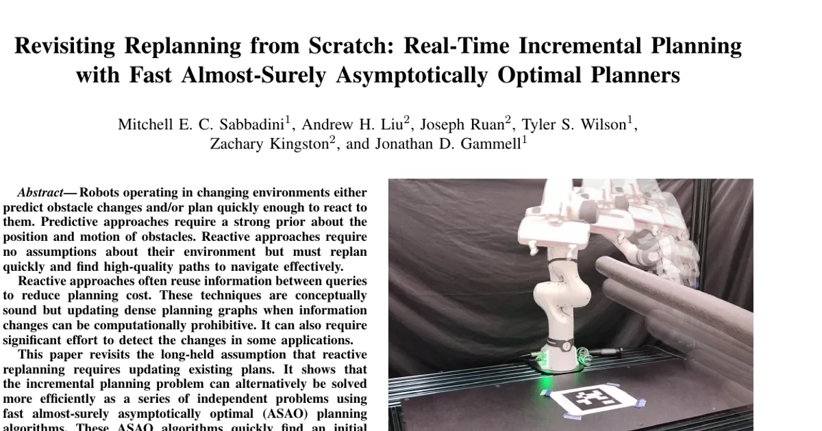Revisiting Replanning from Scratch: Real-Time Incremental Planning with Fast Almost-Surely Asymptotically Optimal Planners