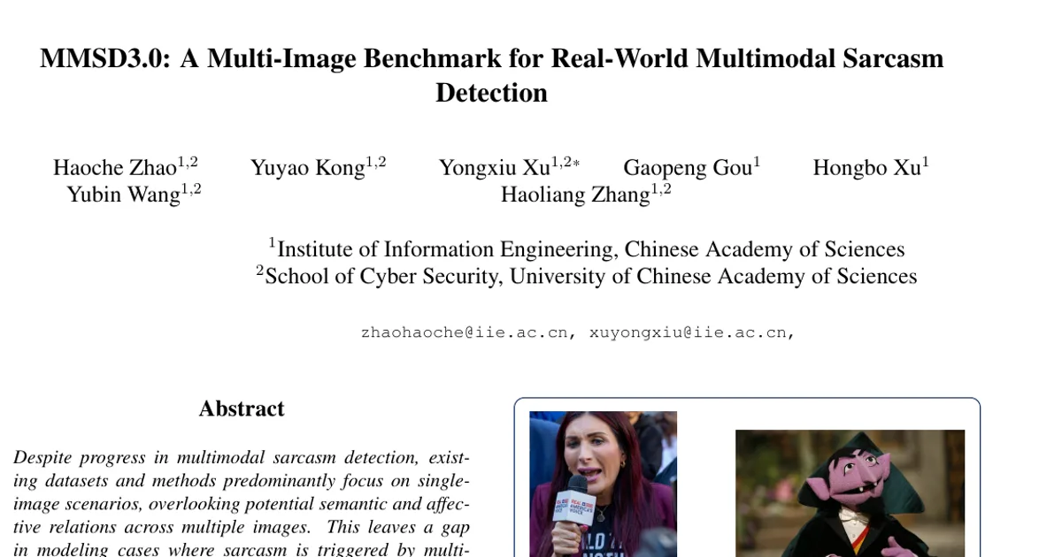 MMSD3.0: A Multi-Image Benchmark for Real-World Multimodal Sarcasm Detection