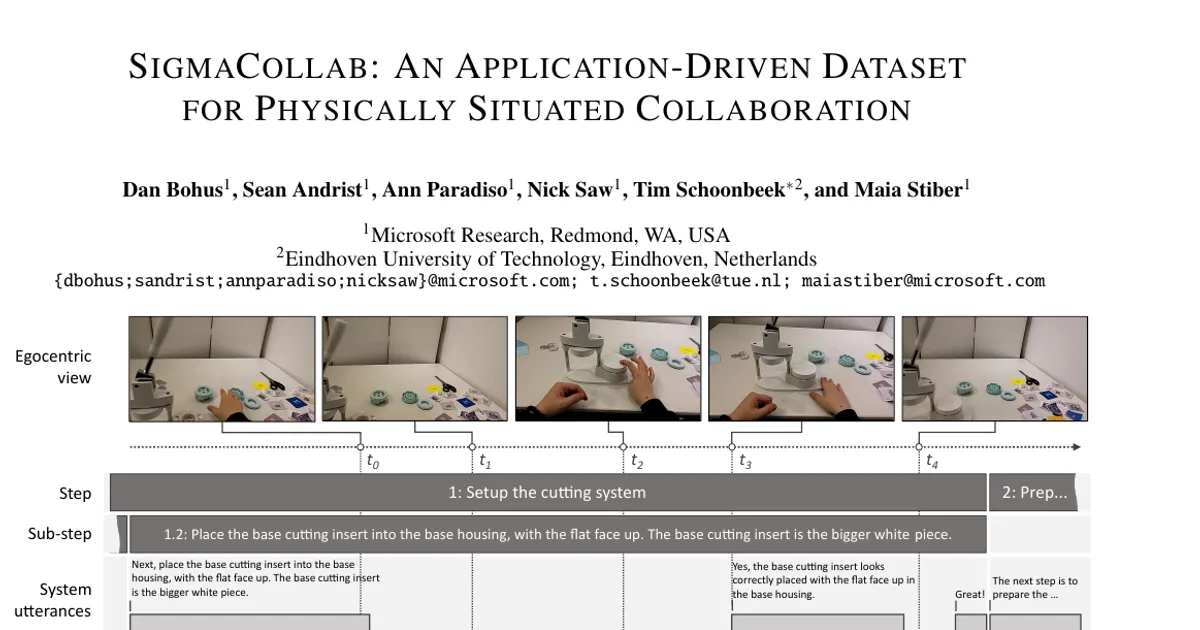SigmaCollab: An Application-Driven Dataset for Physically Situated Collaboration