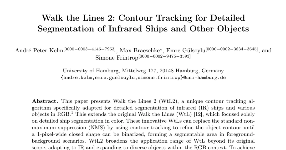Walk the Lines 2: Contour Tracking for Detailed Segmentation