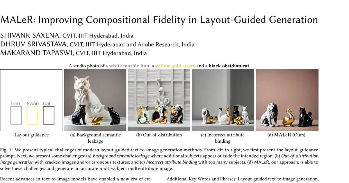MALeR: Improving Compositional Fidelity in Layout-Guided Generation
