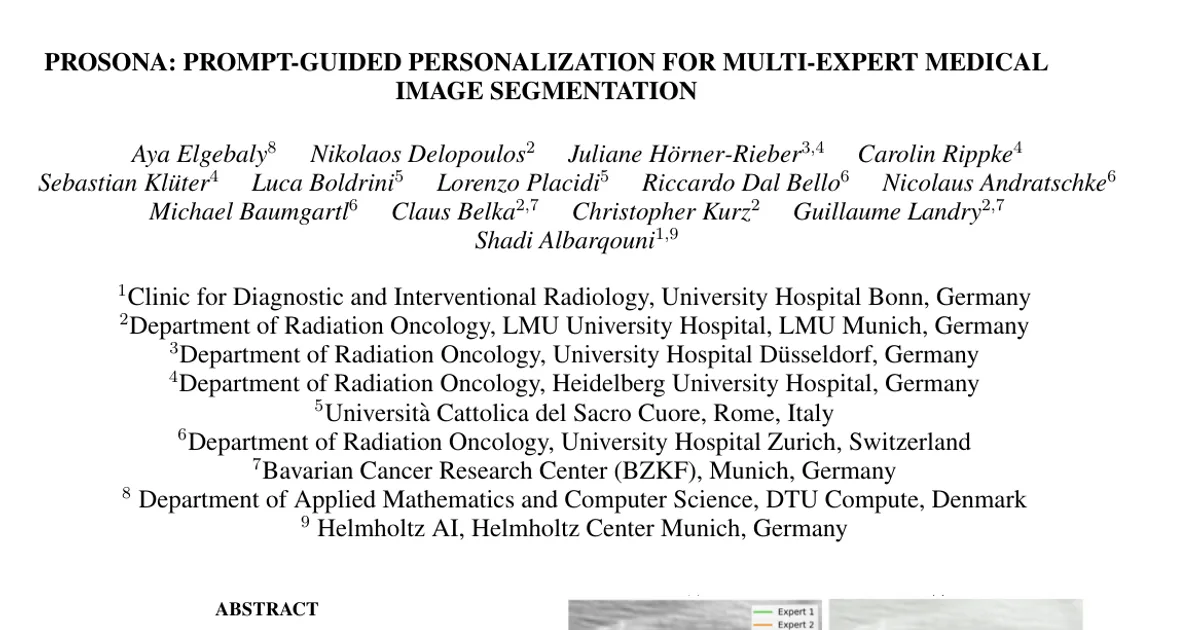 ProSona: Prompt-Guided Personalization for Multi-Expert Medical Image Segmentation