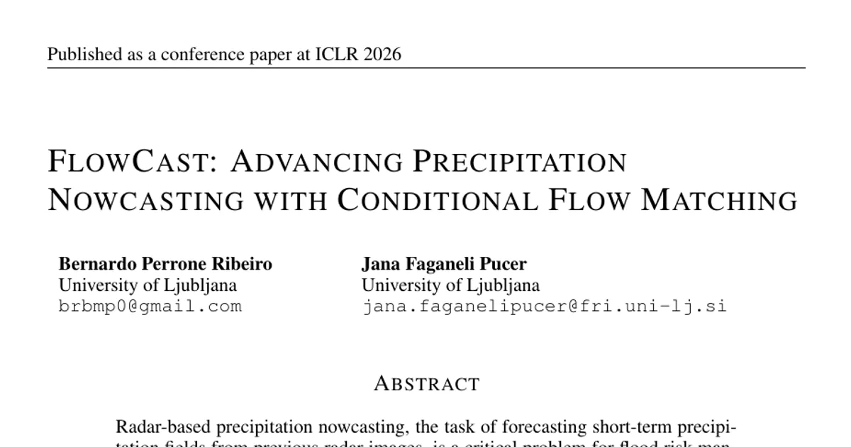 FlowCast: Advancing Precipitation Nowcasting with Conditional Flow Matching