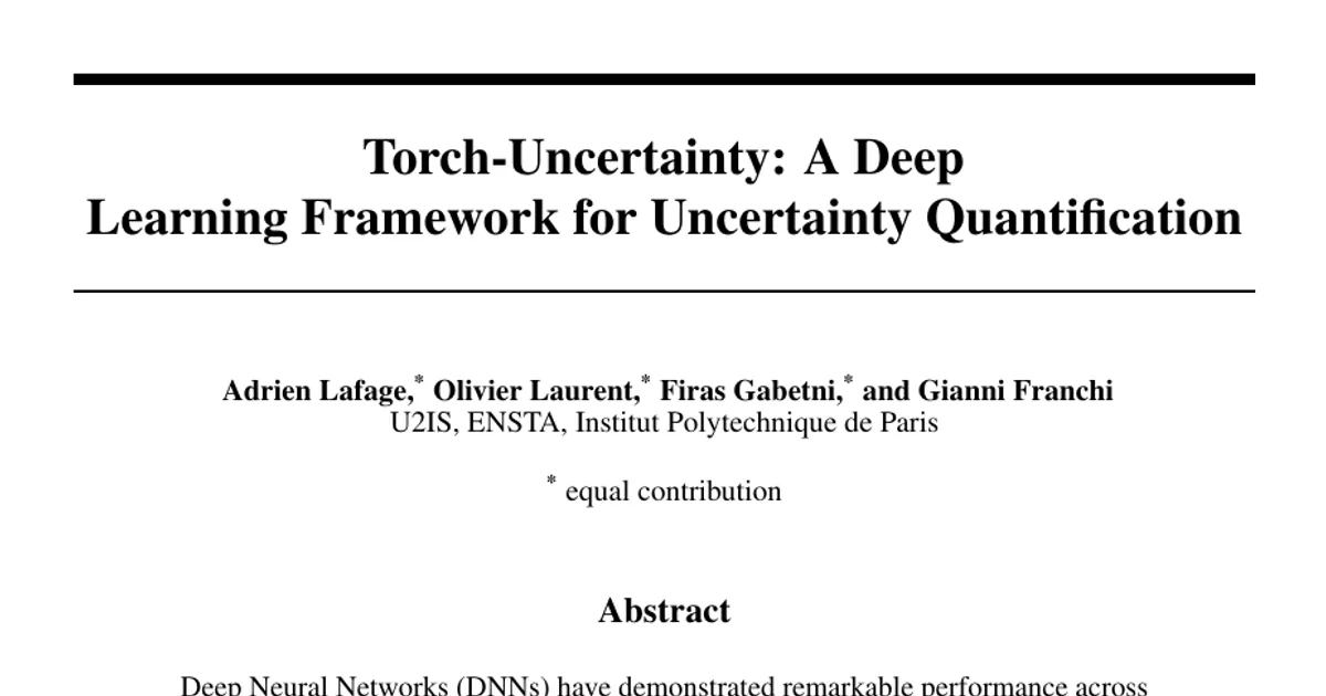 Torch-Uncertainty: A Deep Learning Framework for Uncertainty Quantification