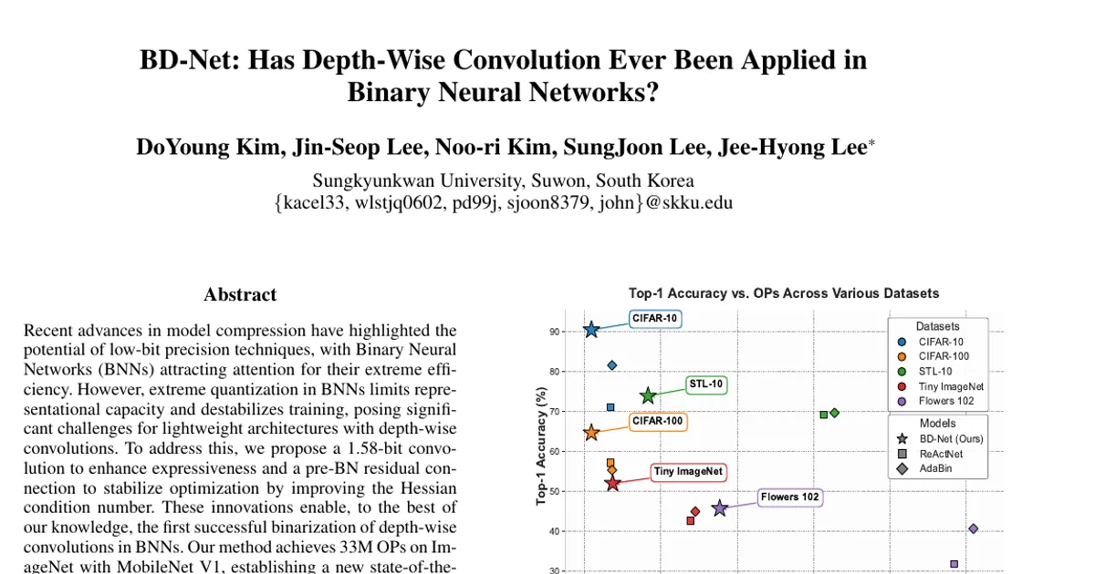 BD-Net: Has Depth-Wise Convolution Ever Been Applied in Binary Neural Networks?