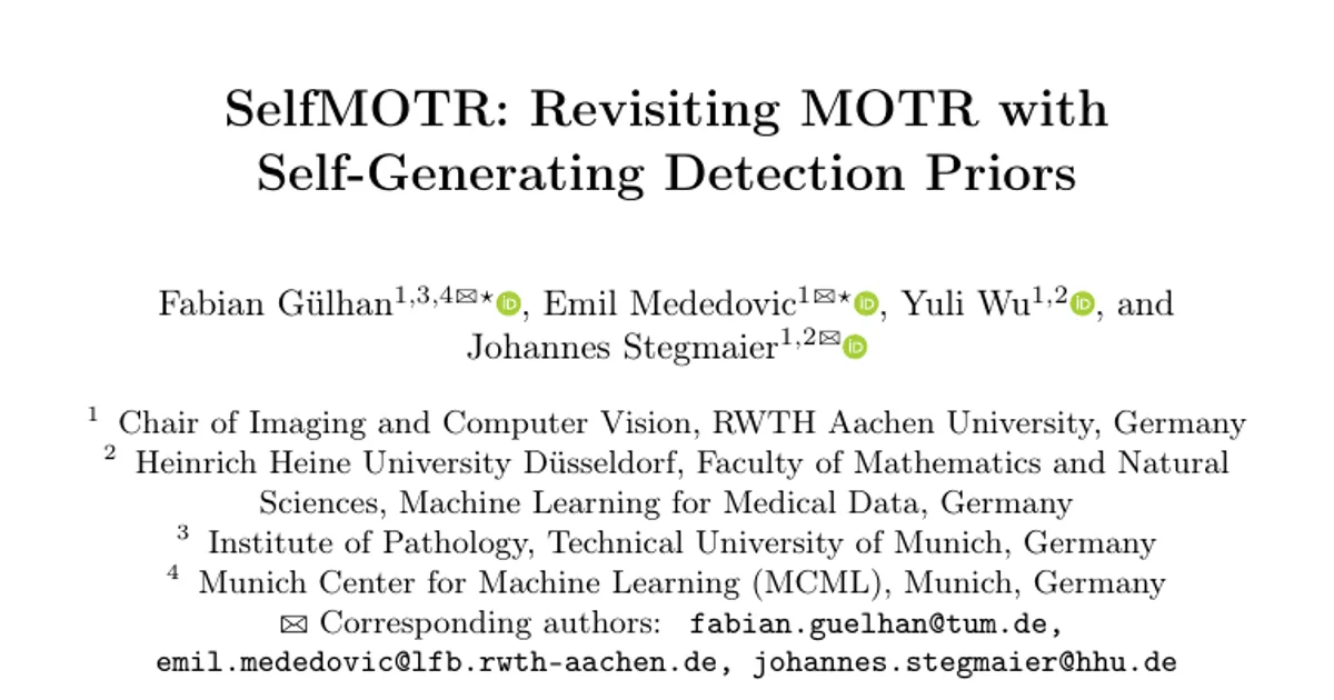 SelfMOTR: Revisiting MOTR with Self-Generating Detection Priors