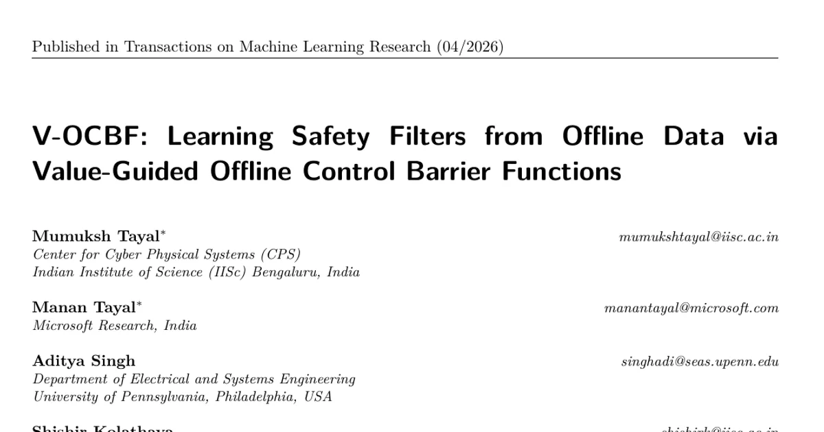 V-OCBF: Learning Safety Filters from Offline Data via Value-Guided Offline Control Barrier Functions