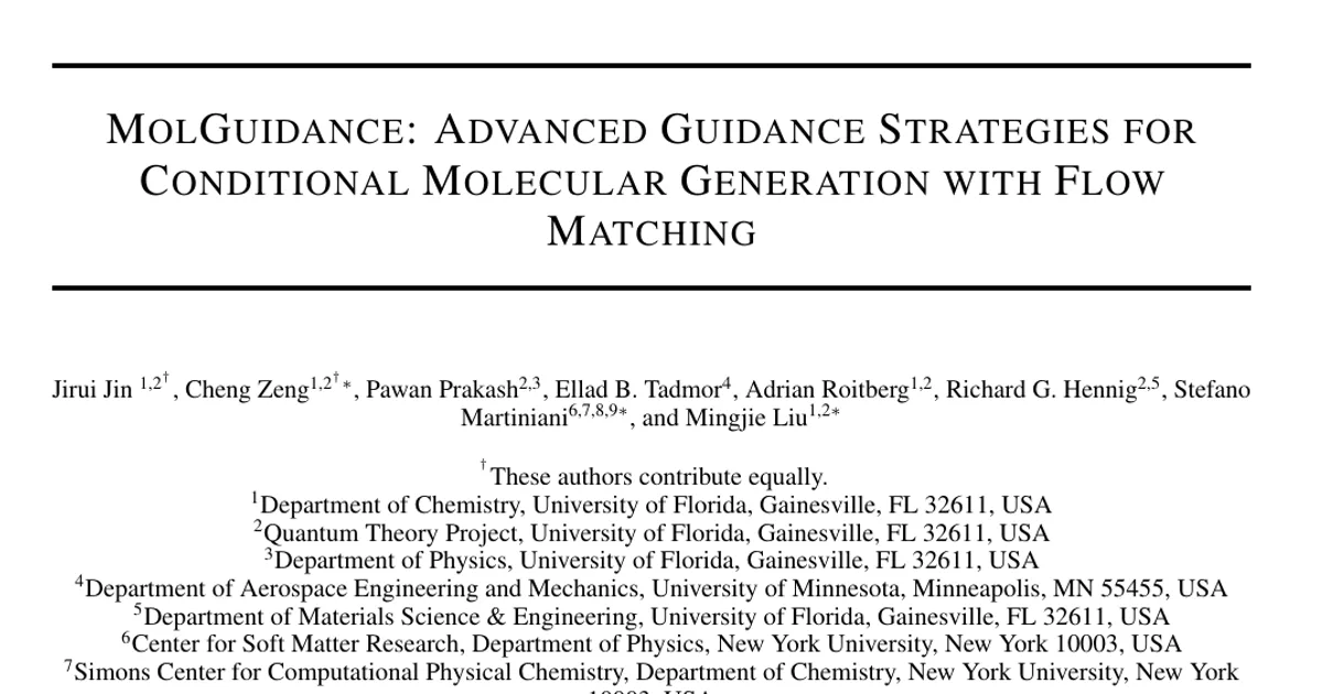 MolGuidance: Advanced Guidance Strategies for Conditional Molecular Generation with Flow Matching