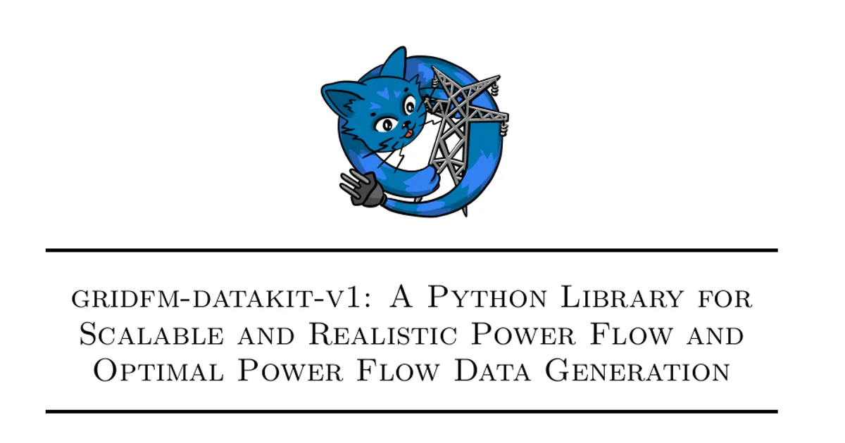 gridfm-datakit-v1: A Python Library for Scalable and Realistic Power Flow and Optimal Power Flow Data Generation