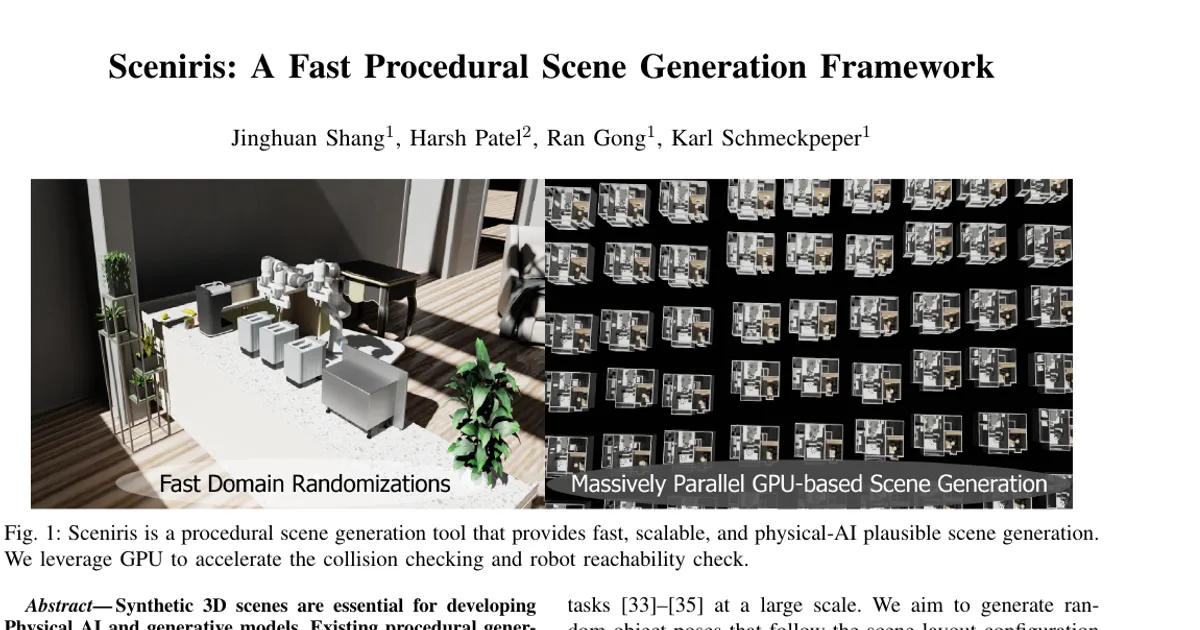 Sceniris: A Fast Procedural Scene Generation Framework