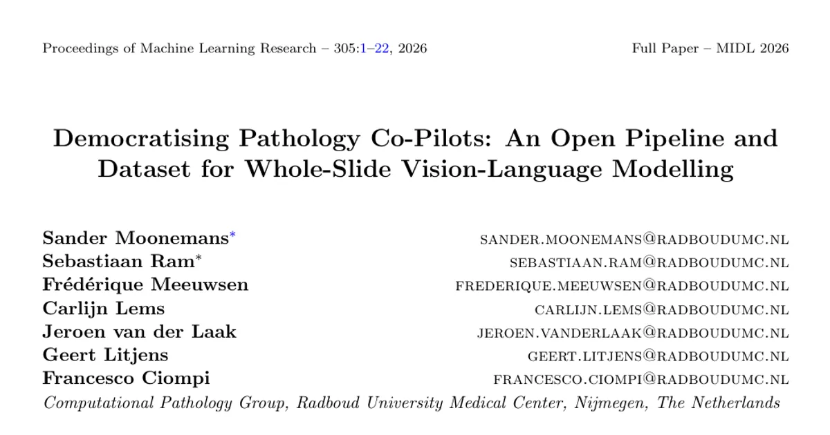 Democratising Pathology Co-Pilots: An Open Pipeline and Dataset for Whole-Slide Vision-Language Modelling
