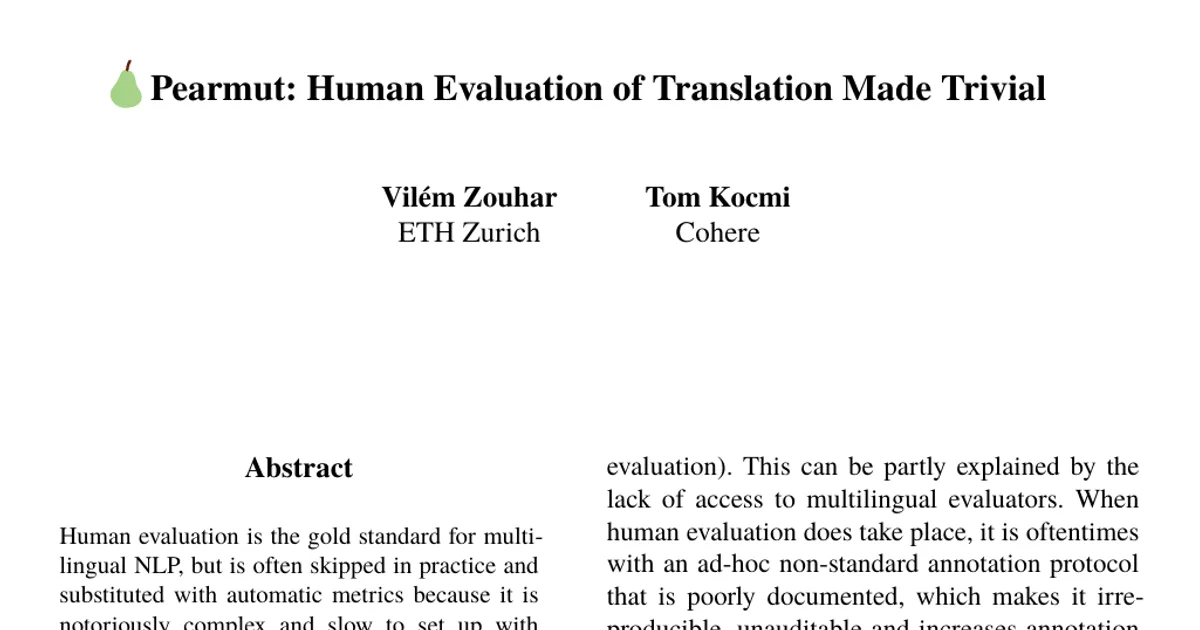 Pearmut: Human Evaluation of Translation Made Trivial
