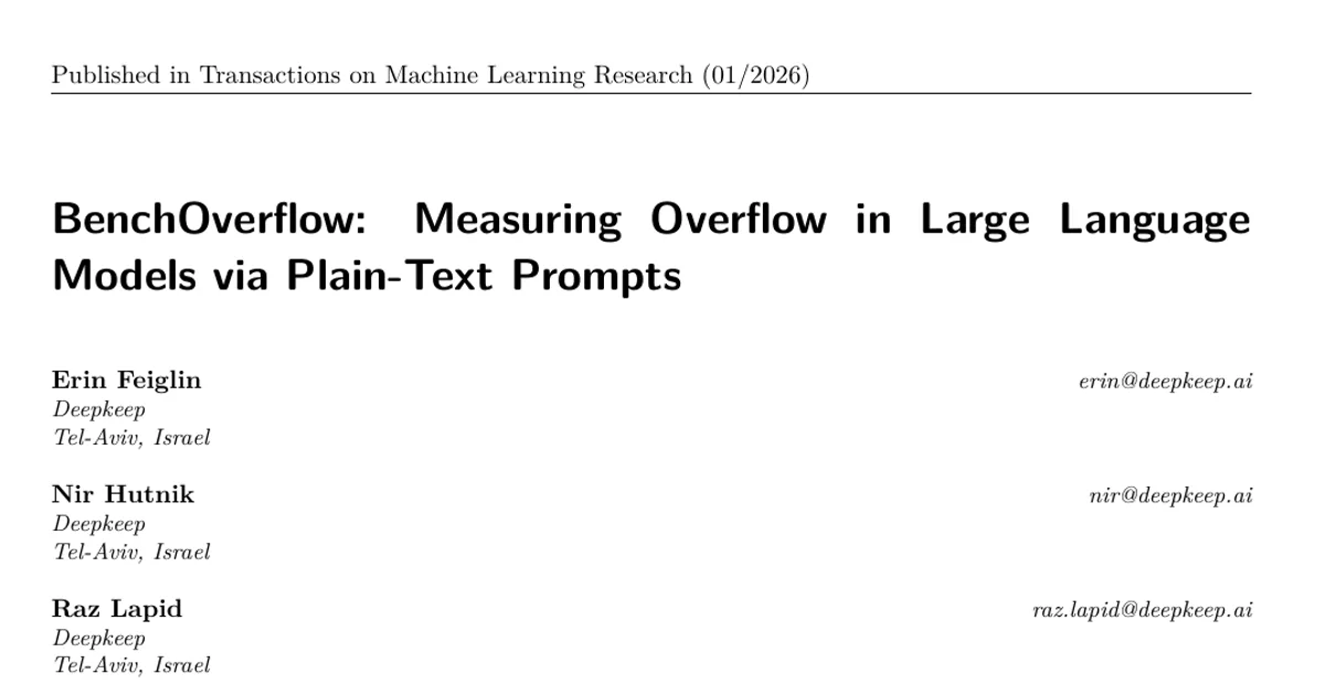 BenchOverflow: Measuring Overflow in Large Language Models via Plain-Text Prompts
