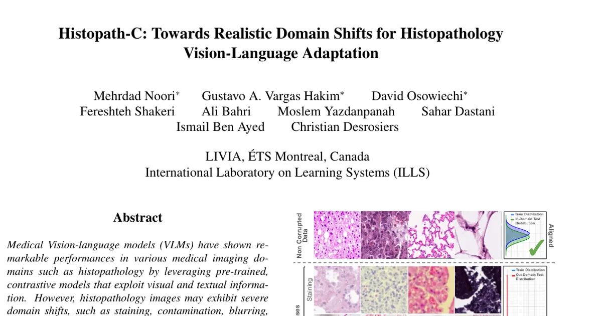 Histopath-C: Towards Realistic Domain Shifts for Histopathology Vision-Language Adaptation