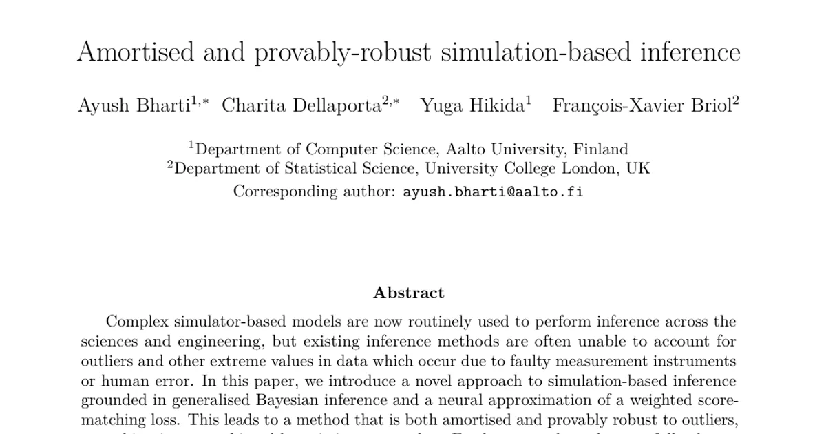 Amortised and provably-robust simulation-based inference