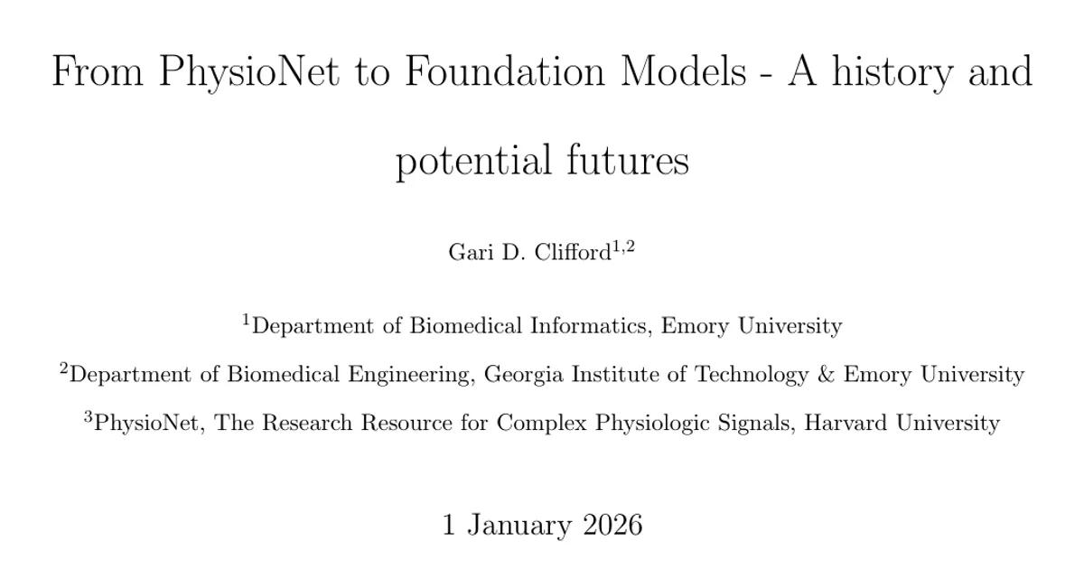 From PhysioNet to Foundation Models -- A history and potential futures