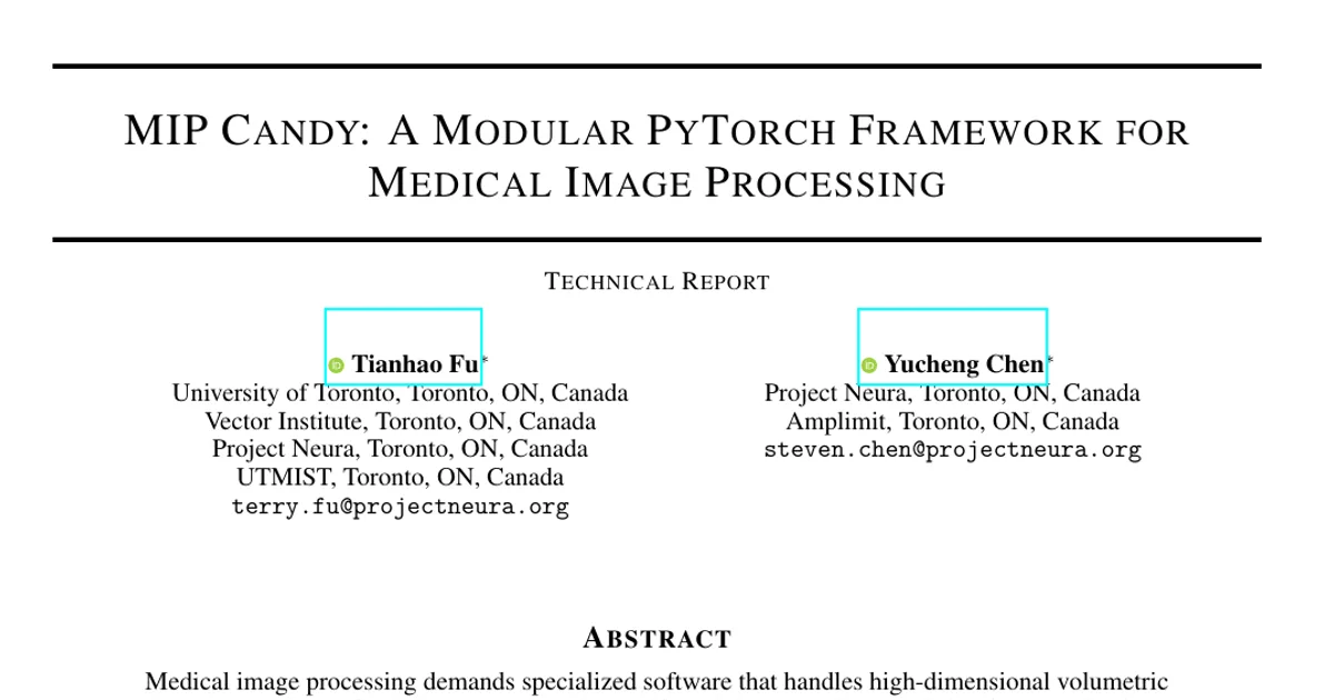 MIP Candy: A Modular PyTorch Framework for Medical Image Processing