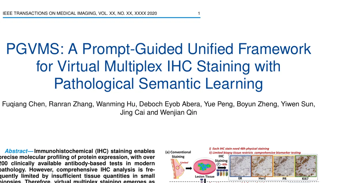 PGVMS: A Prompt-Guided Unified Framework for Virtual Multiplex IHC Staining with Pathological Semantic Learning