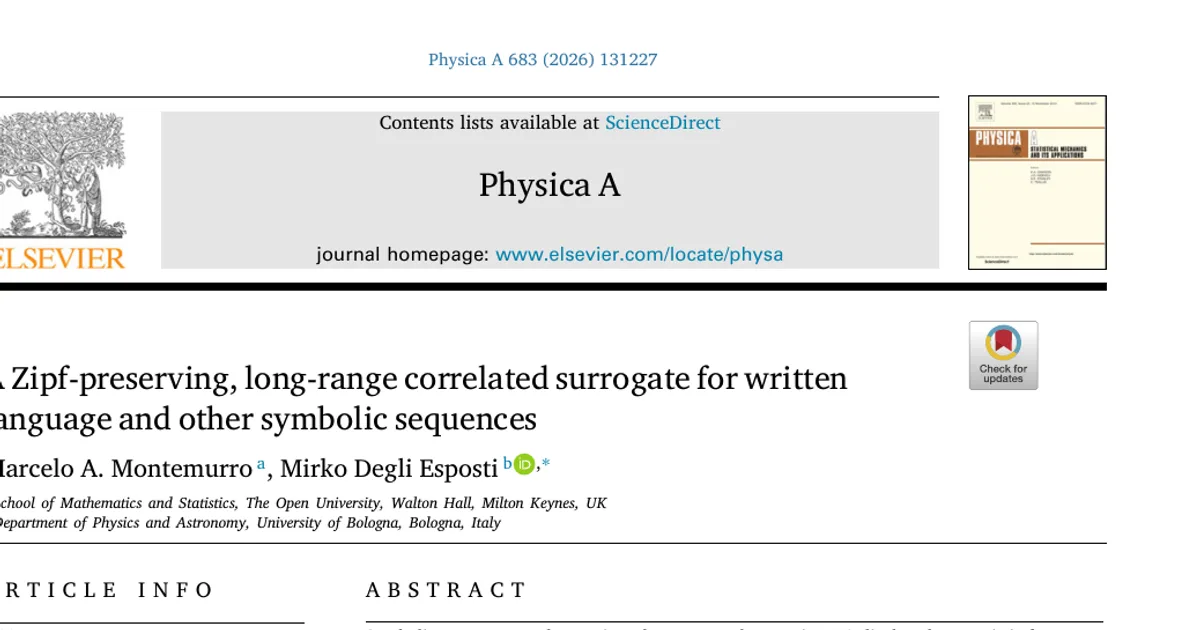 A Zipf-preserving, long-range correlated surrogate for written language and other symbolic sequences