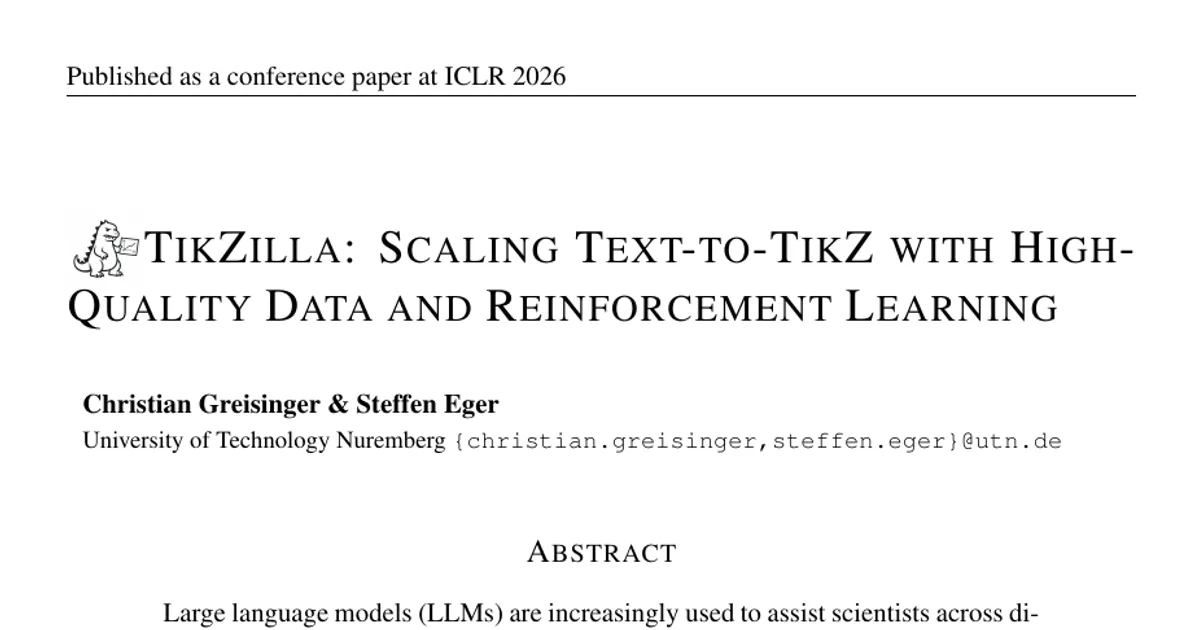 TikZilla: Scaling Text-to-TikZ with High-Quality Data and Reinforcement Learning