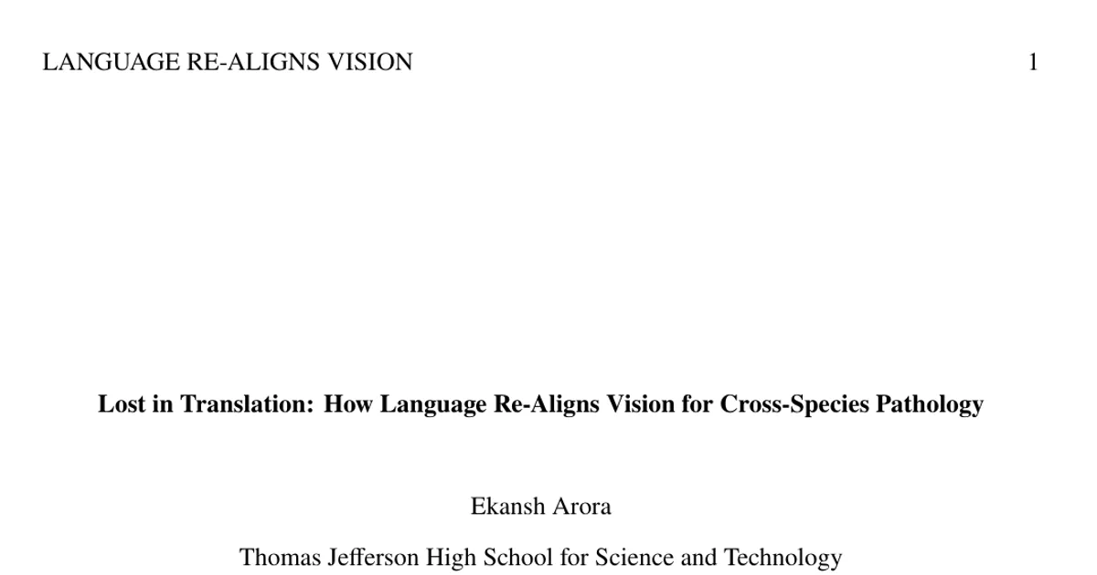 Lost in Translation: How Language Re-Aligns Vision for Cross-Species Pathology