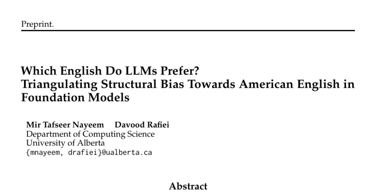How Does "English (US)" Become the Default? Triangulating Structural Bias Towards American English Across the LLM Pipeline