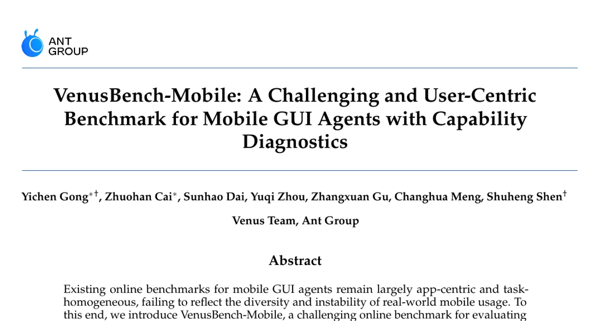 VenusBench-Mobile: A Challenging and User-Centric Benchmark for Mobile GUI Agents with Capability Diagnostics