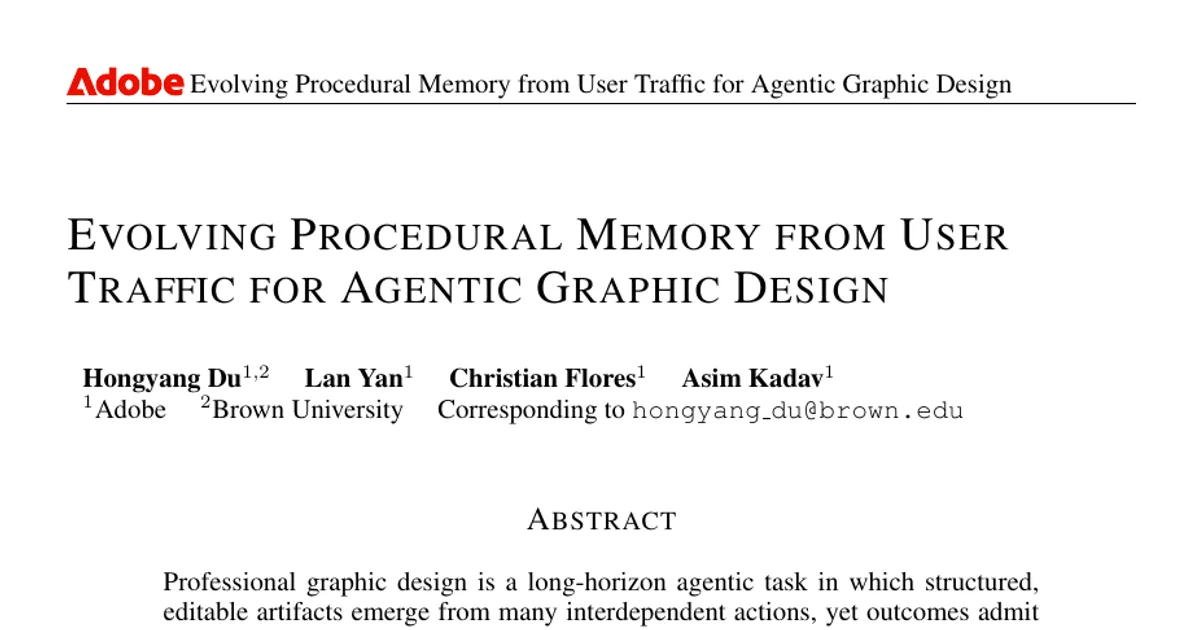 Designer-RSI: evoluzione della memoria procedurale a partire dal traffico degli utenti per la progettazione grafica con agenti