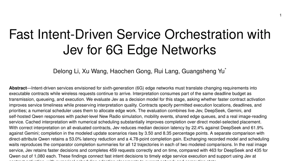 Intent Interpretation at RIC Timescales: Jev Decision Models versus Large Language Models in 6G Open RAN
