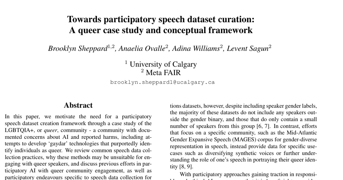 Towards participatory speech dataset curation: A queer case study and conceptual framework