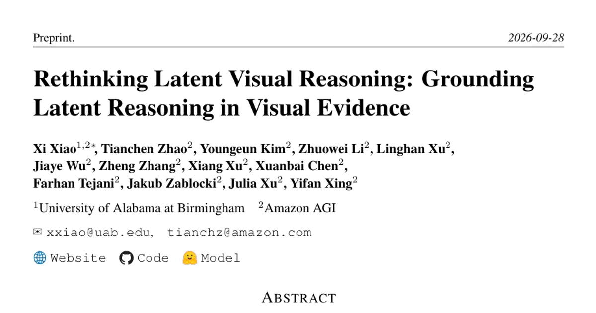 Rethinking Latent Visual Reasoning: Grounding Latent Reasoning in Visual Evidence
