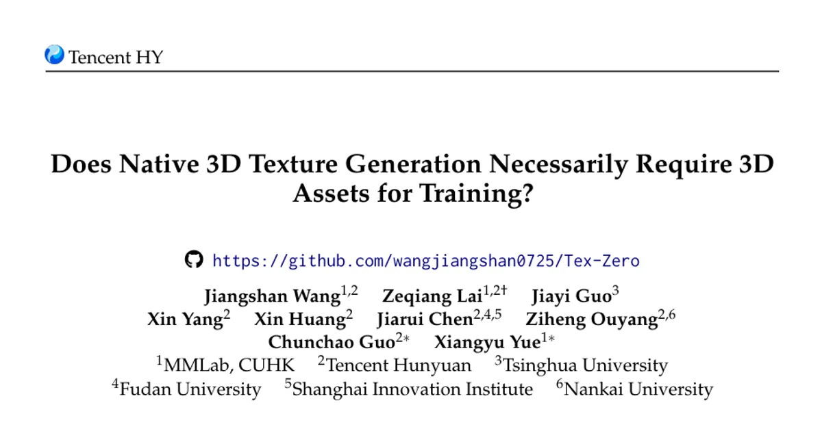 Does Native 3D Texture Generation Necessarily Require 3D Assets for Training?