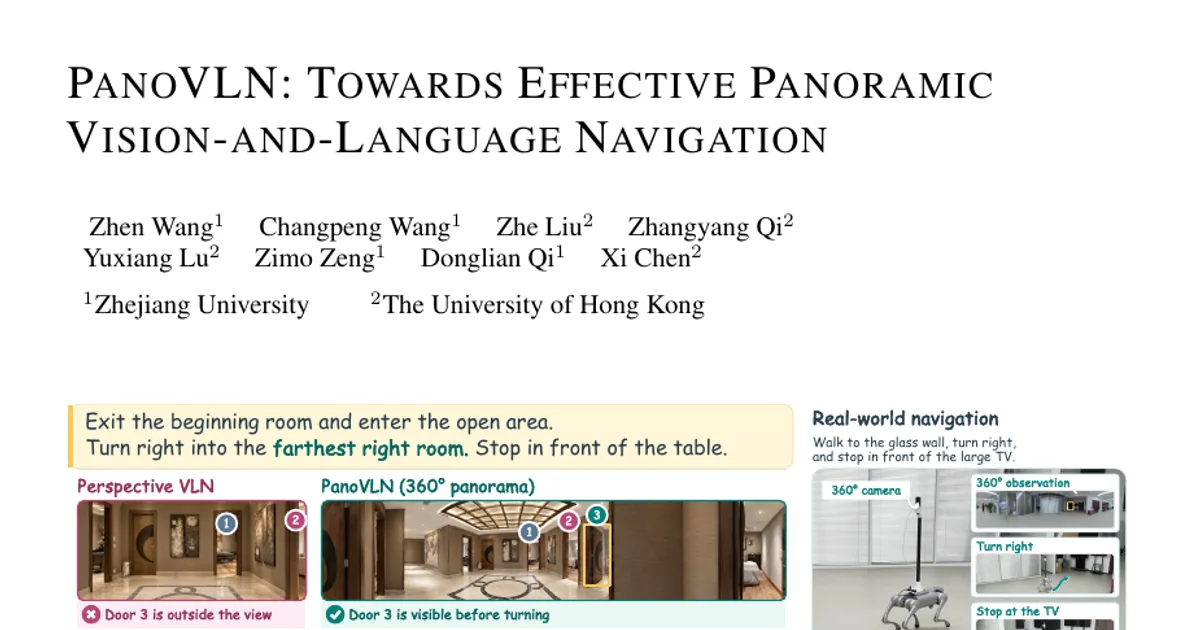 PanoVLN: Towards Effective Panoramic Vision-and-Language Navigation