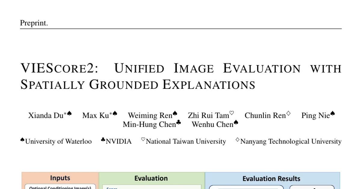 VIEScore2: Unified Image Evaluation with Spatially Grounded Explanations