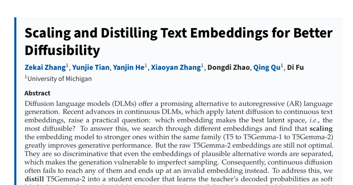 Scaling and Distilling Text Embeddings for Better Diffusibility