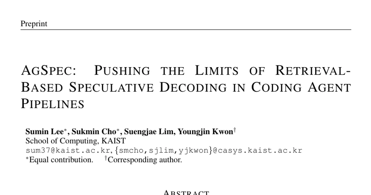 AgSpec: Pushing the Limits of Retrieval-Based Speculative Decoding in Coding Agent Pipelines