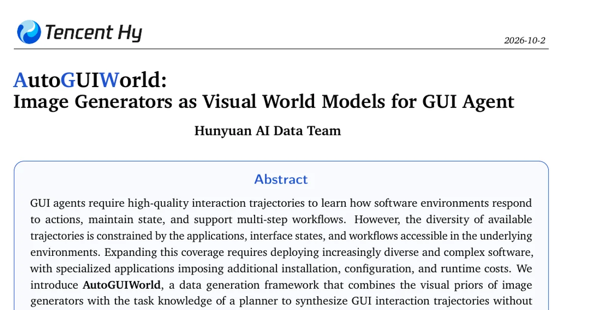 AutoGUIWorld: Image Generators as Visual World Models for GUI Agent