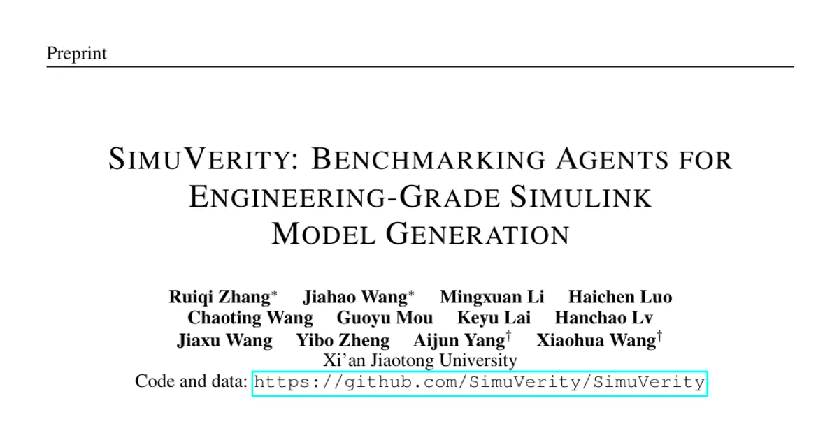 SimuVerity: Benchmarking Agents for Engineering-Grade Simulink Model Generation