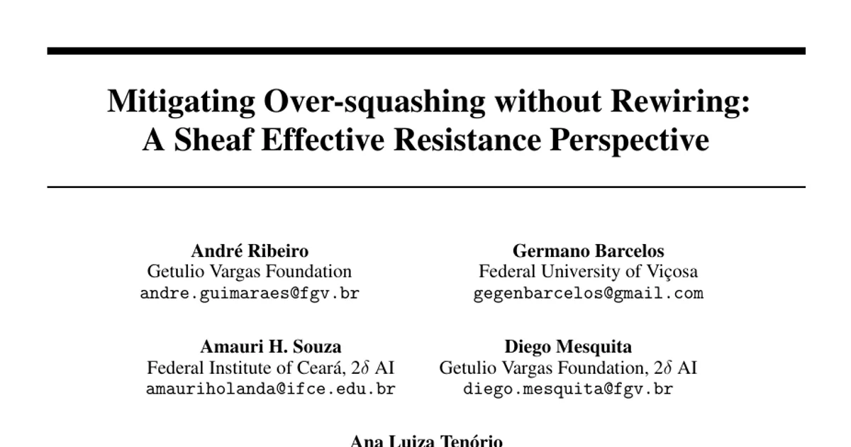 Mitigating Over-squashing without Rewiring: A Sheaf Effective Resistance Perspective