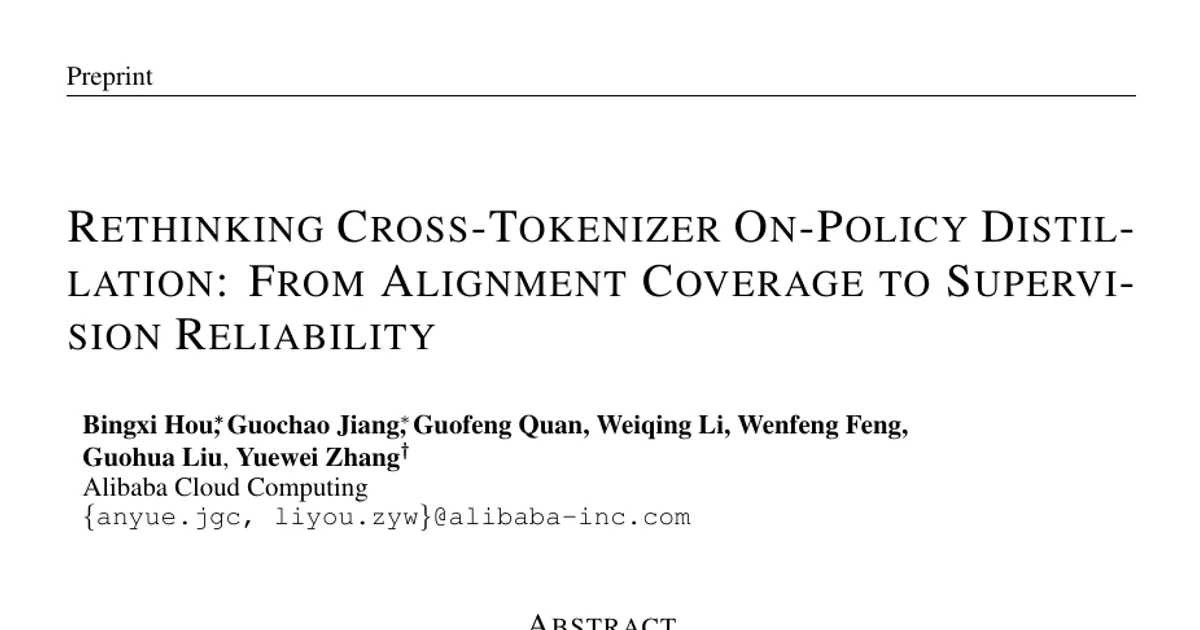 Rethinking Cross-Tokenizer On-Policy Distillation: From Alignment Coverage to Supervision Reliability
