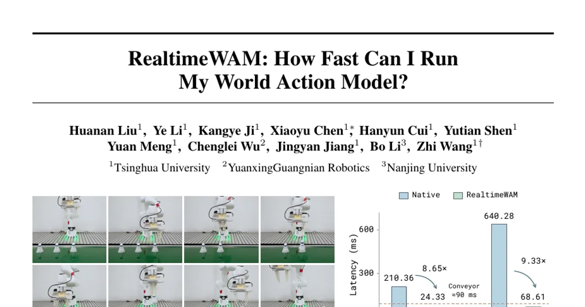 RealtimeWAM: How Fast Can I Run My World Action Model?