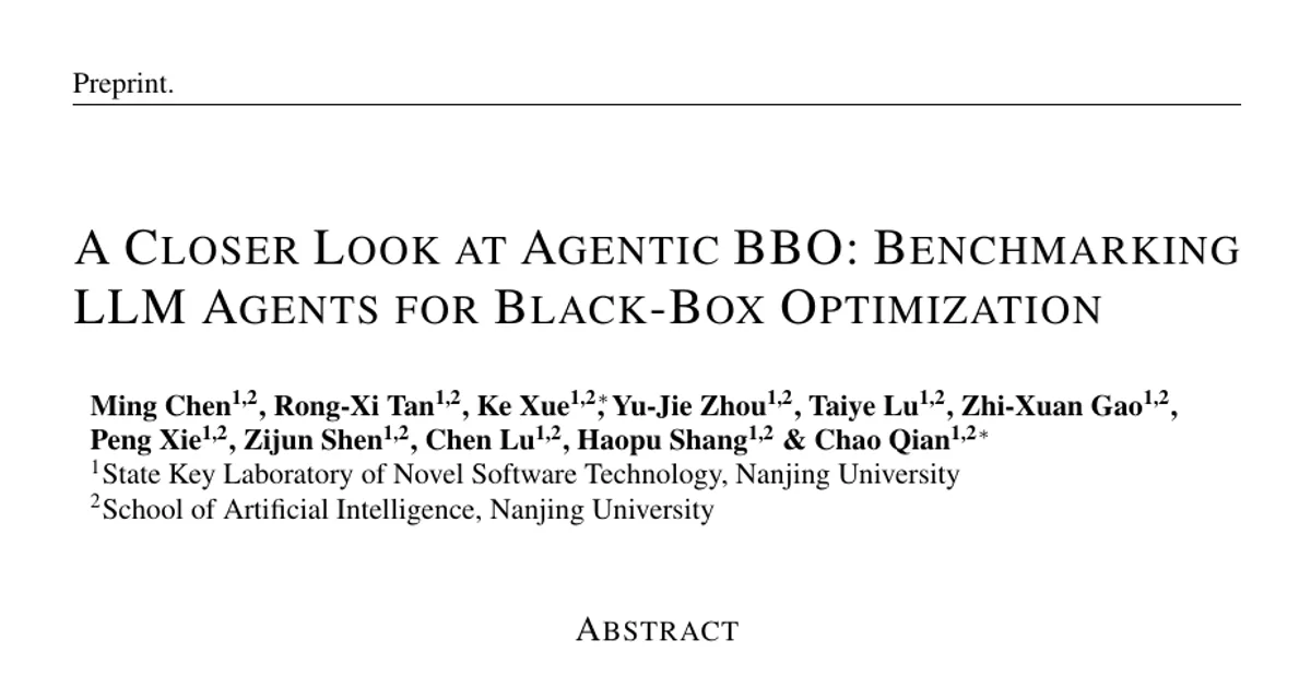 A Closer Look at Agentic BBO: Benchmarking LLM Agents for Black-Box Optimization