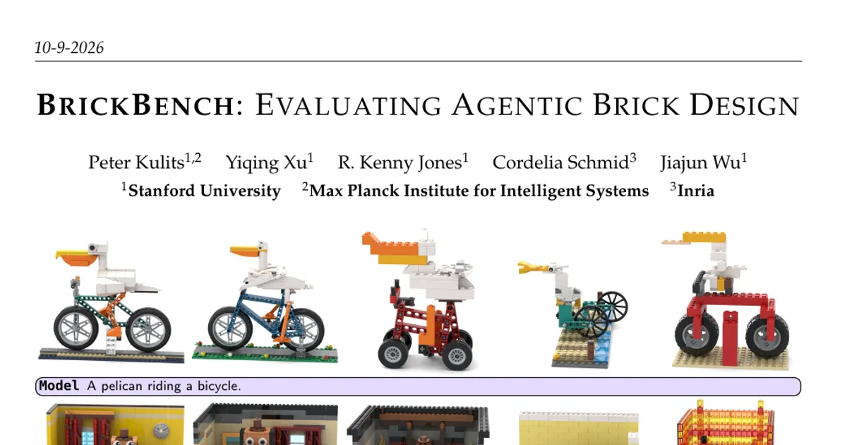 BrickBench: Evaluating Agentic Brick Design