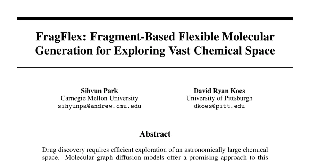 FragFlex: Fragment-Based Flexible Molecular Generation for Exploring Vast Chemical Space